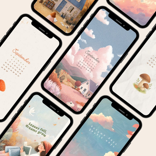 Dreamy Autumn Phone Wallpapers – September Freebies