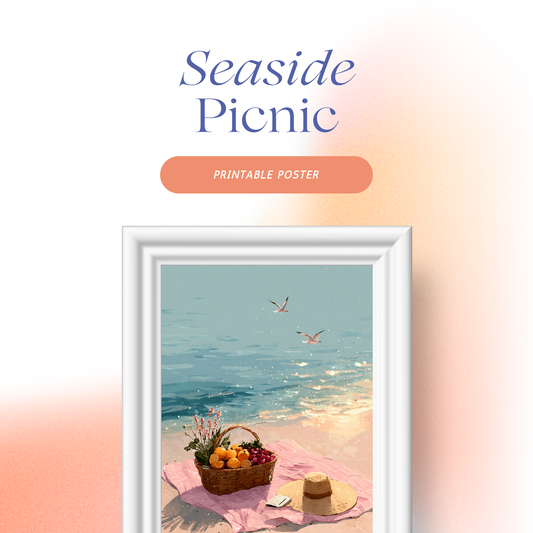 Seaside Picnic – Printable Poster