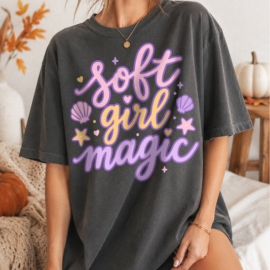 Soft Girl Magic Aesthetic PNG SVG