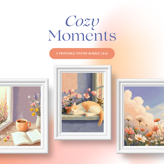 Printable Poster Bundle - Cozy Moments