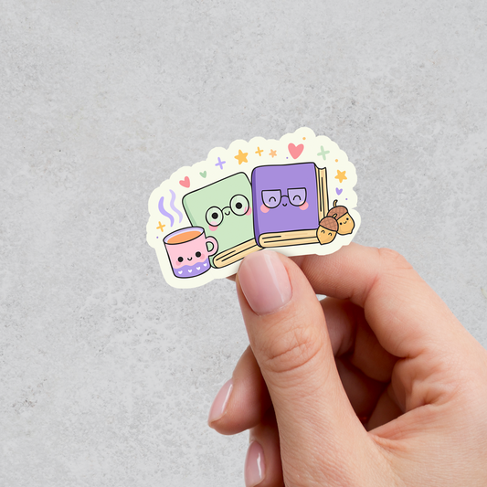 Cute Fall Book Characters PNG SVG design