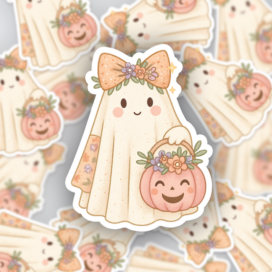 Ghost Bow Sticker