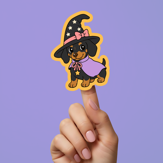 Cute Halloween Dachshund PNG SVG