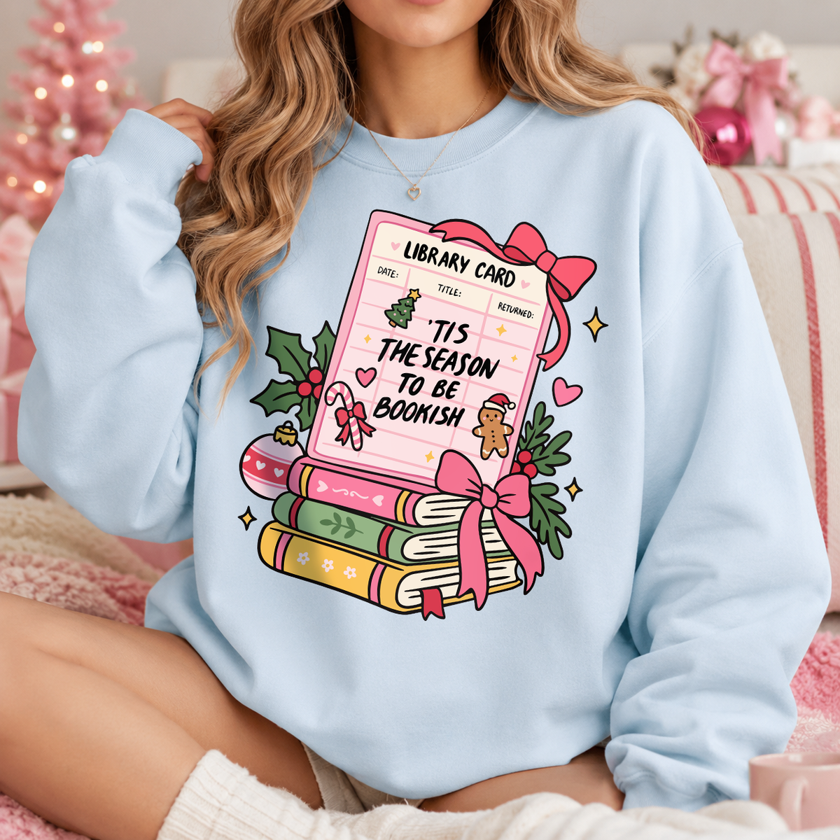 Tis the Season to Be Bookish SVG PNG