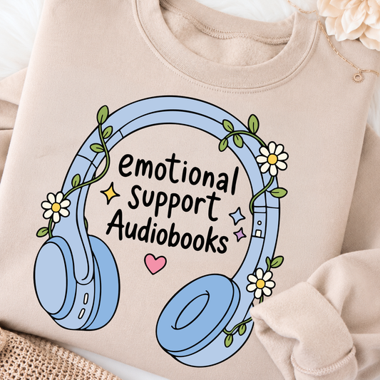Emotional Support Audiobooks PNG SVG