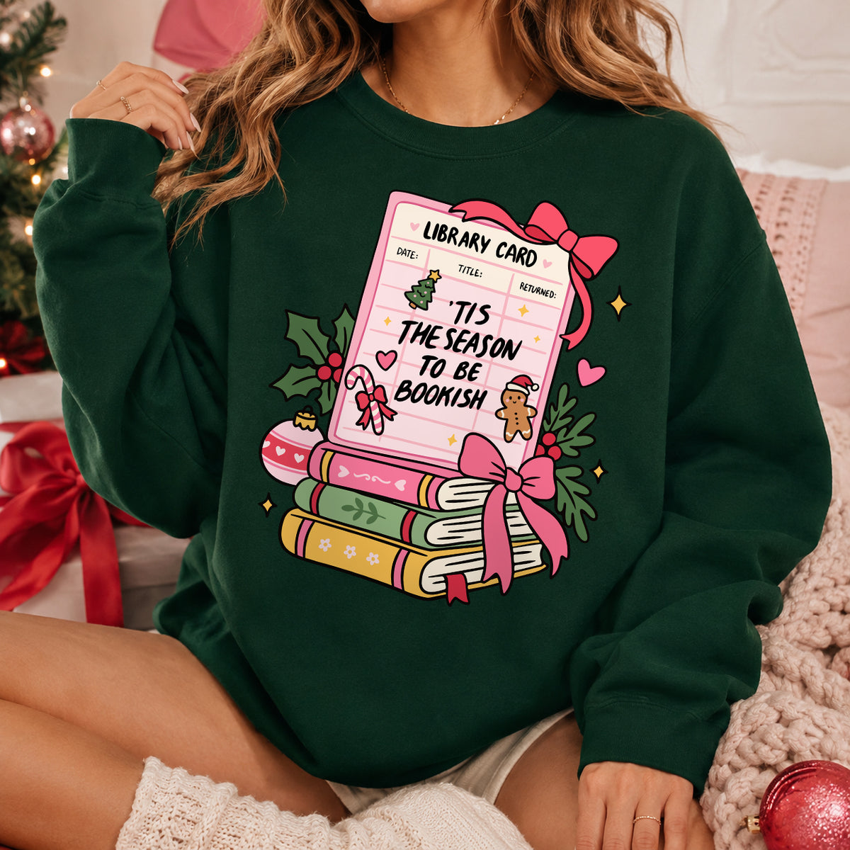 Tis the Season to Be Bookish SVG PNG