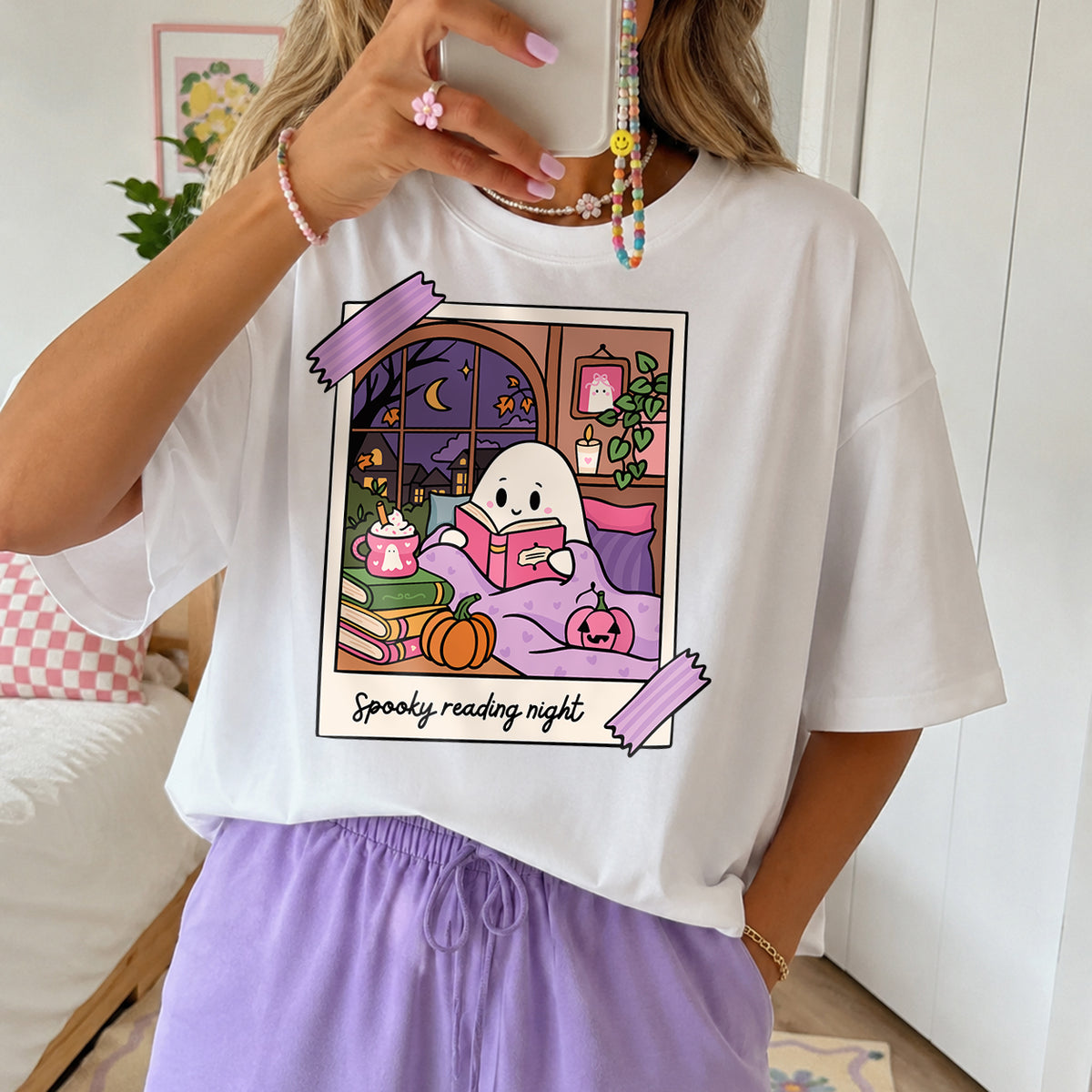 Spooky Reading Night SVG PNG