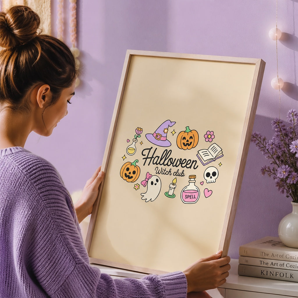 Halloween Witch Club PNG SVG