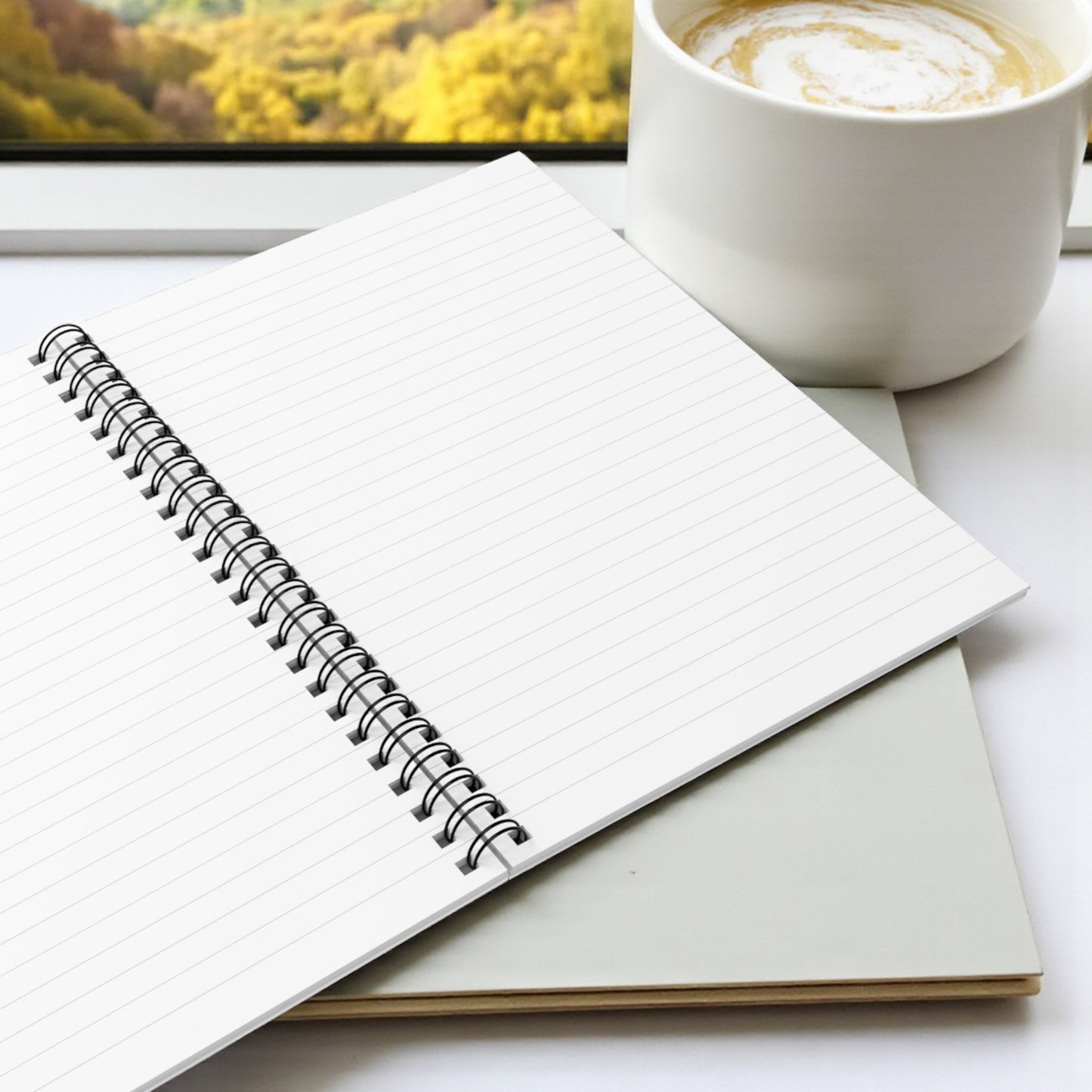 Spiral Notebook - Cute Kitty 'Potion of Joy' - Ruled Line