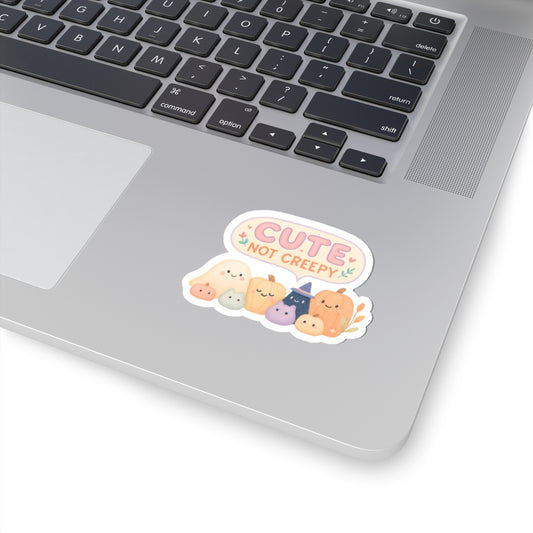 "Cute Not Creepy" Halloween Sticker