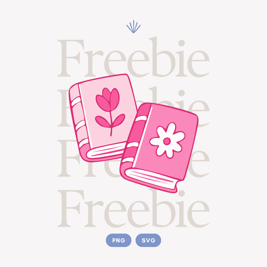Cute Book Lover Design PNG & SVG | FREEBIE
