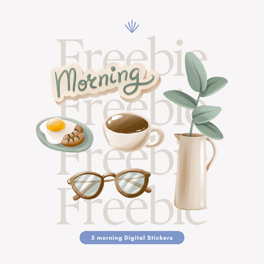 Morning Sticker Pack | FREEBIE