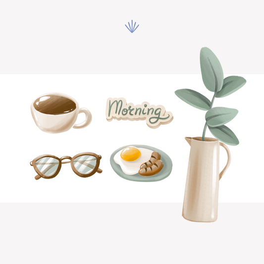 Morning Sticker Pack | FREEBIE