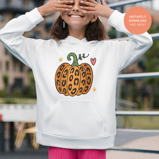 Leopard Print Pumpkin PNG SVG | FREEBIE