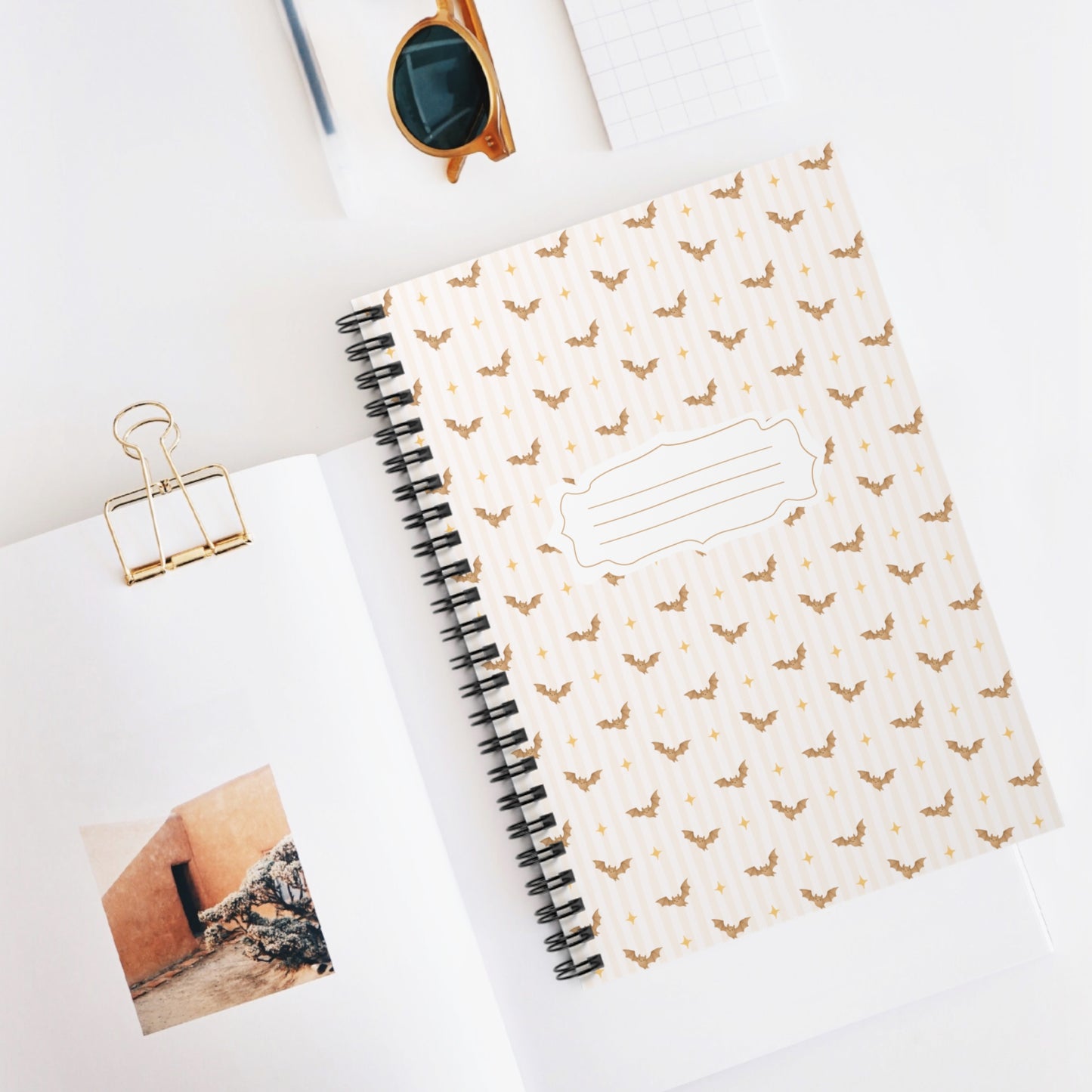 Halloween Cute Journal - Spiral Notebook