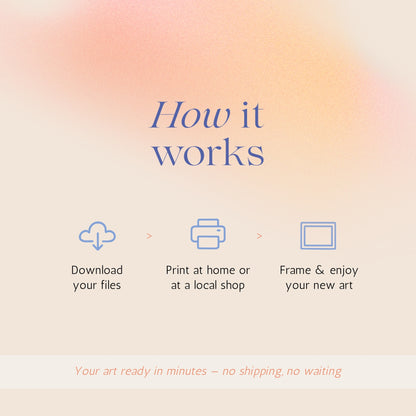 Window Light – Printable Poster