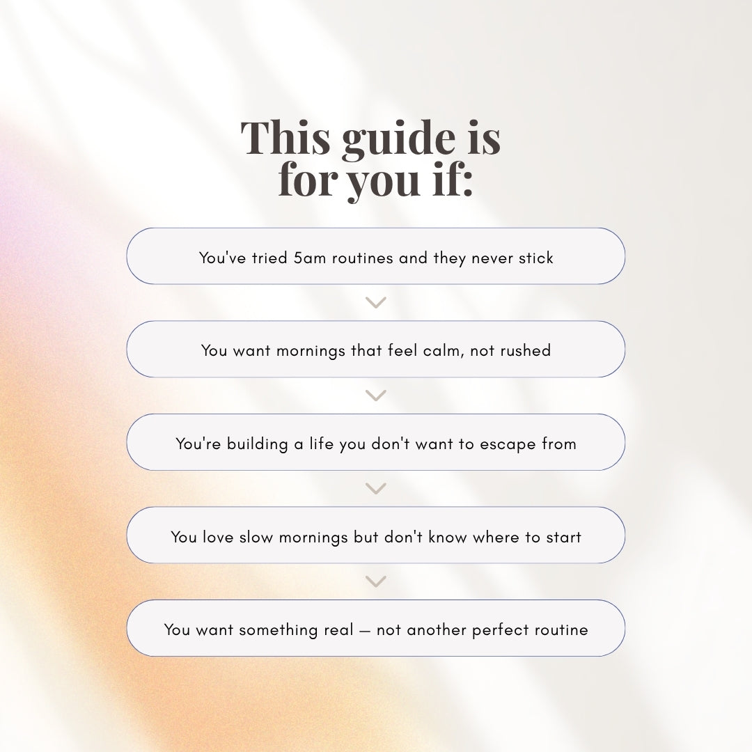 Gentle Morning Routine - Guide