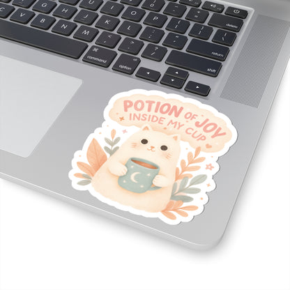 "Potion of Joy" Cute Dreamy Cat Sticker