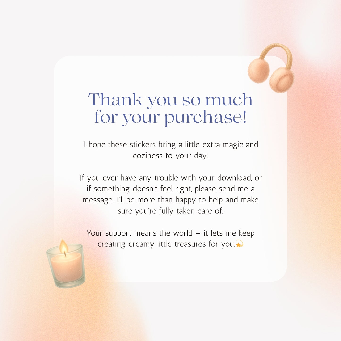 Dreamy Fall Stickers – GoodNotes + PNG Bundle