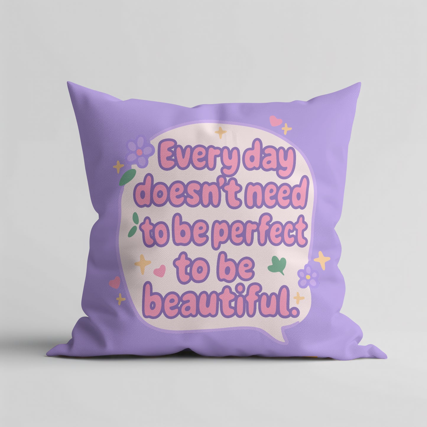 Every Day Doesn’t Need to Be Perfect to Be Beautiful - Cute Affirmation Quote Printable PNG & SVG Bundle