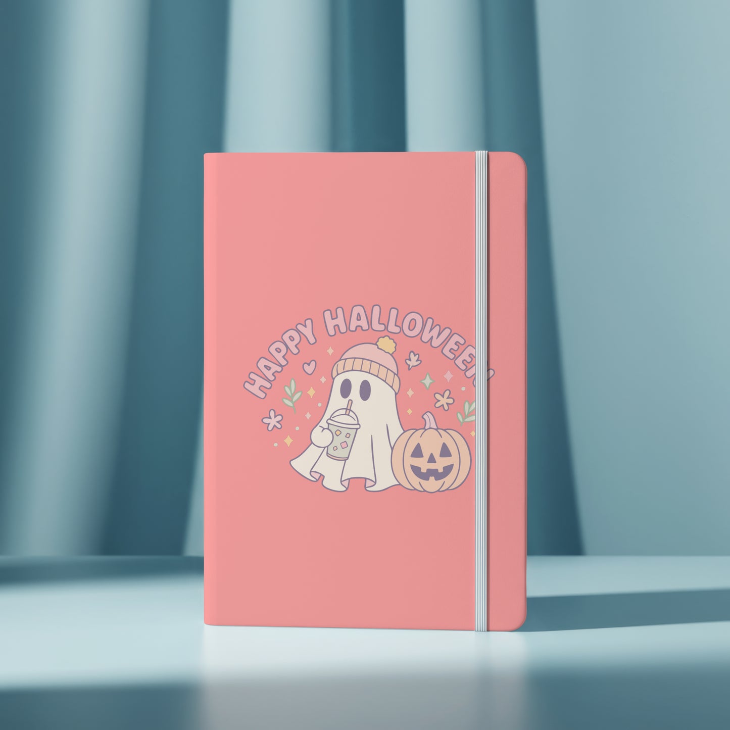 Cozy Autumn Happy Halloween Ghost PNG & SVG - Cute Printable Halloween Design