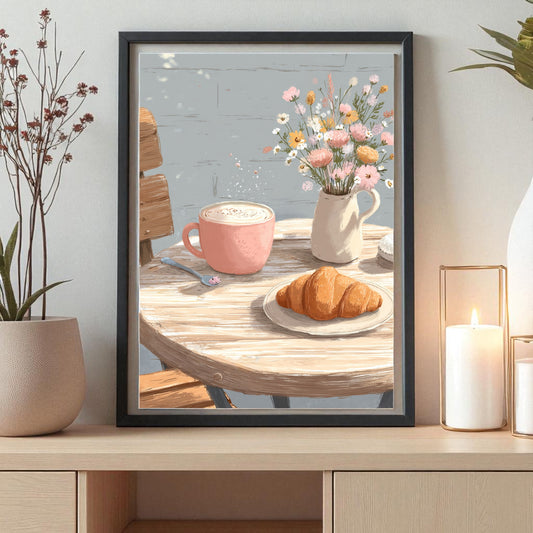 Morning Croissant – Printable Poster