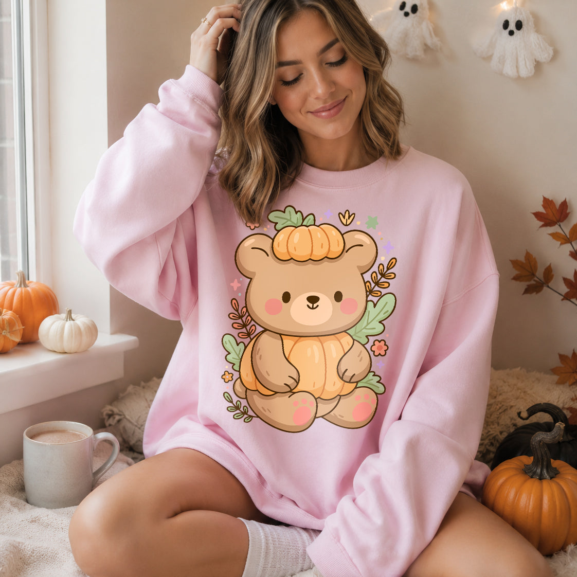 Fall Bundle, 6 Cute Pumpkin Designs PNG SVG
