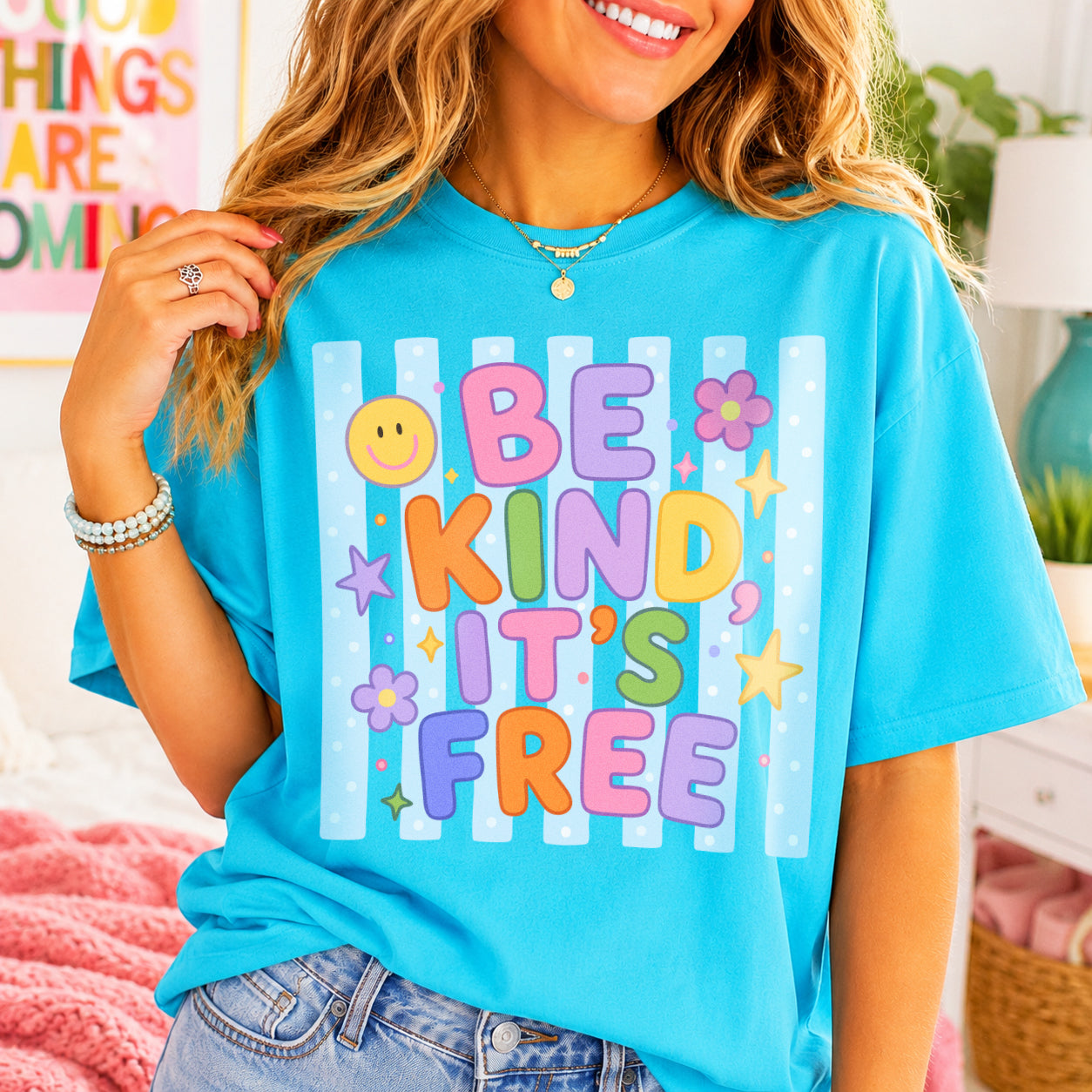 Be Kind It's Free PNG Design