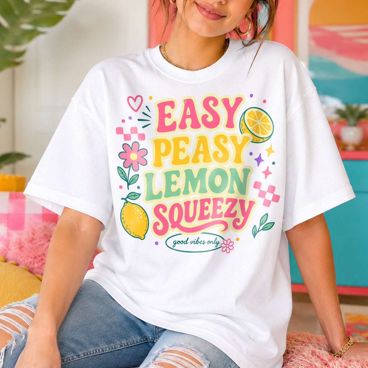 Easy Peasy Lemon Squeezy PNG SVG Design