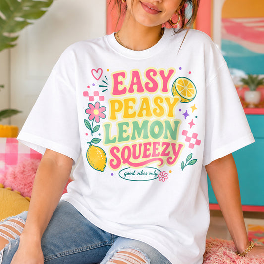 Easy Peasy Lemon Squeezy PNG SVG Design
