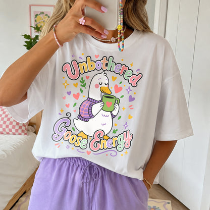 Unbothered Goose Energy PNG SVG