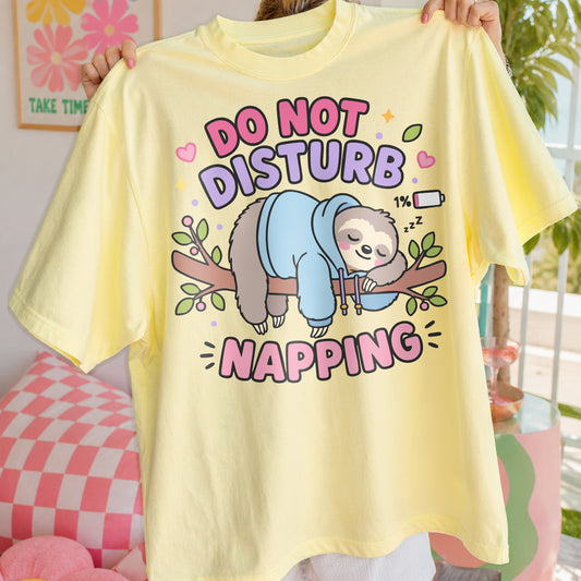 Do Not Disturb Napping PNG SVG Design