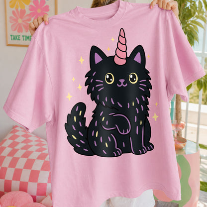 Spooky Kawaii Kittycorn PNG SVG