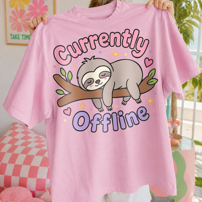 Lazy Sloth Currently Offline PNG SVG