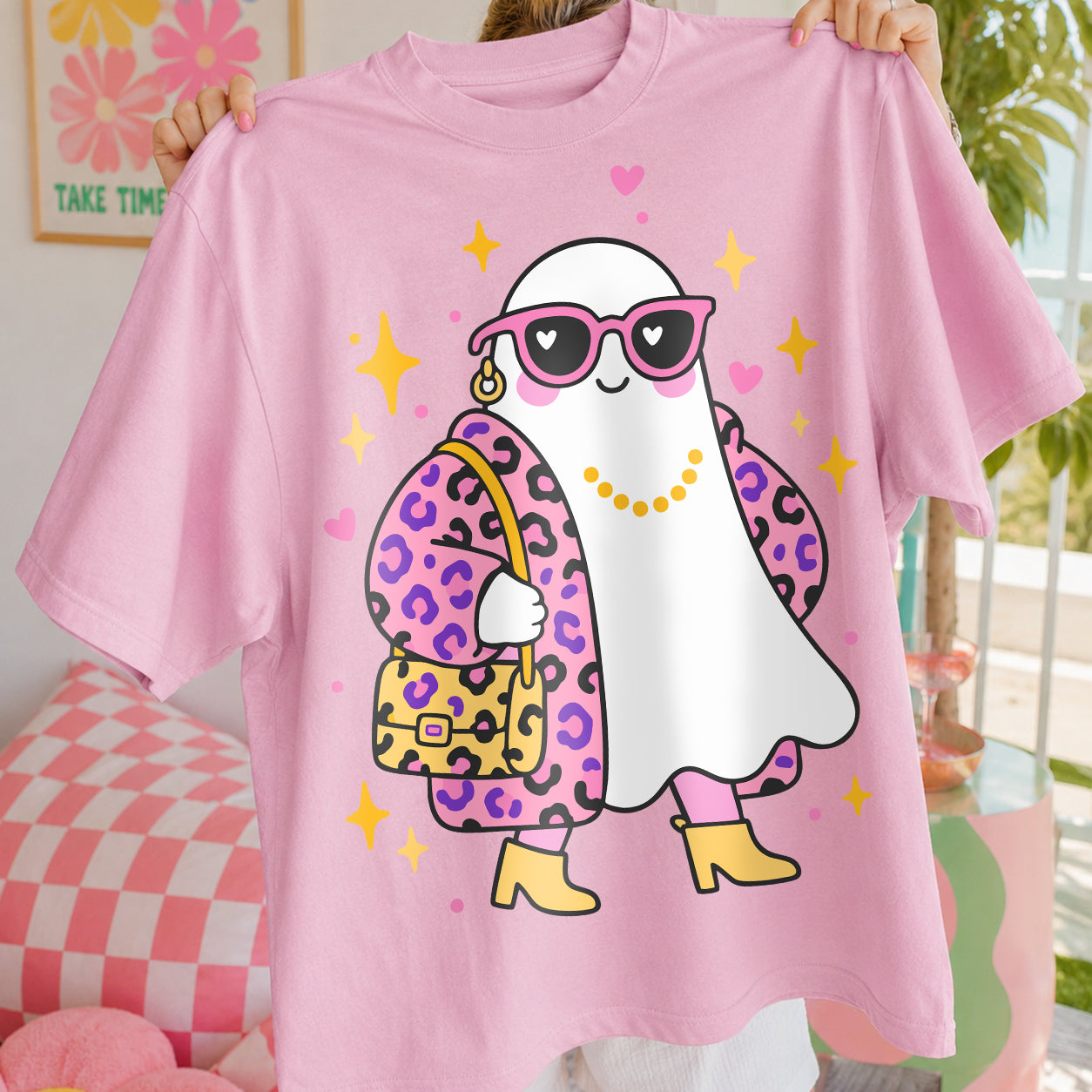 Spooky Girly Ghost PNG SVG design