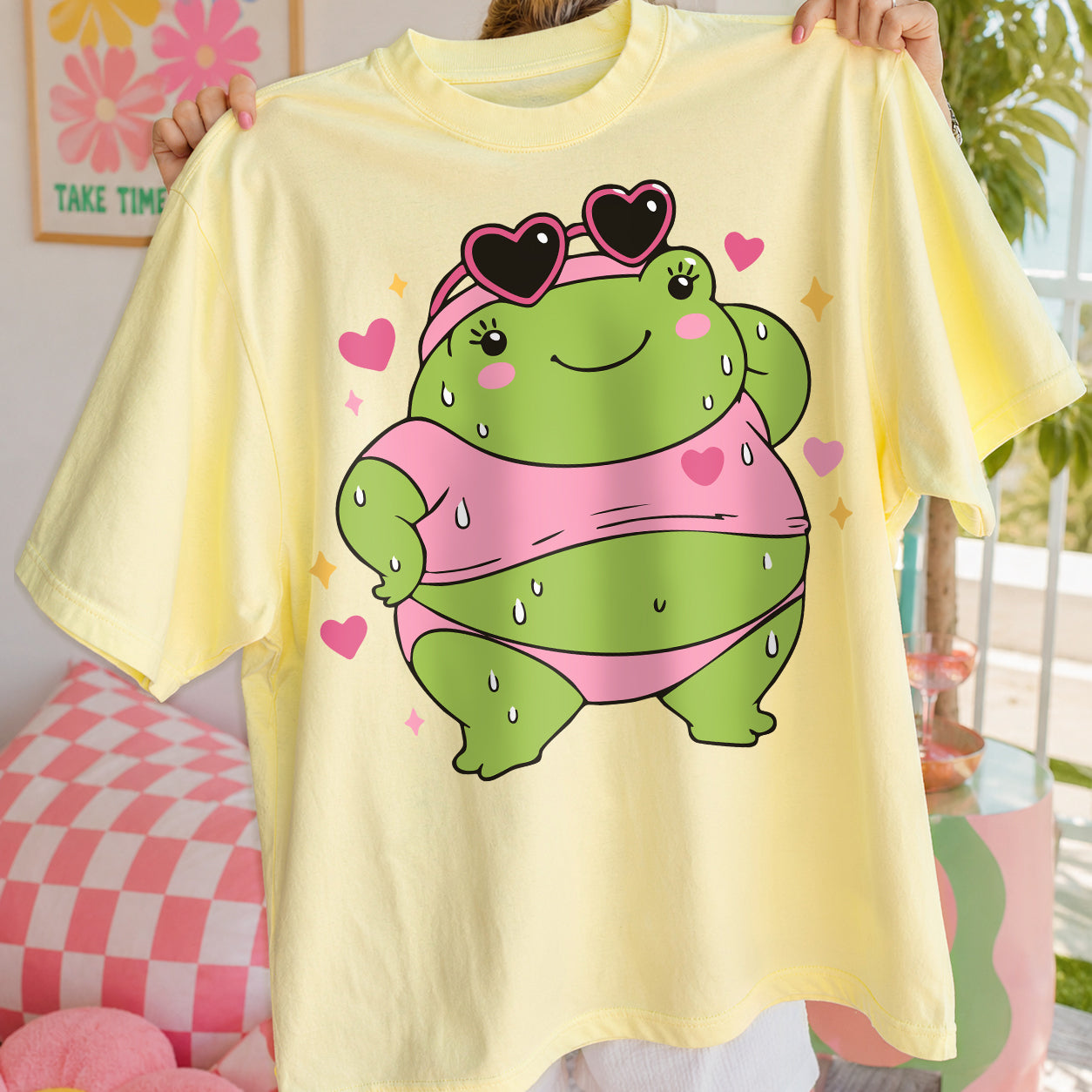 Cute Chubby Summer Frog PNG SVG