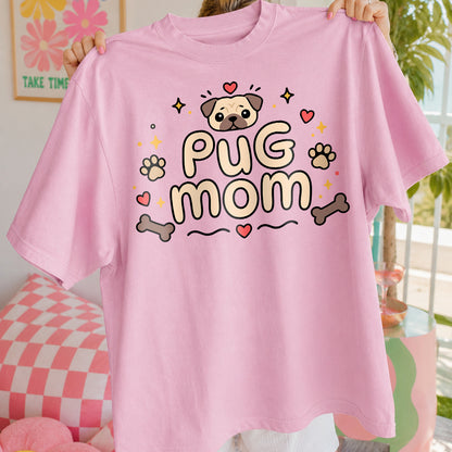 Pug Mom PNG SVG