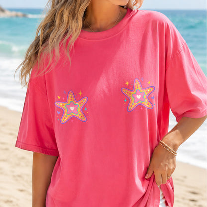 Kawaii Starfish PNG SVG Design
