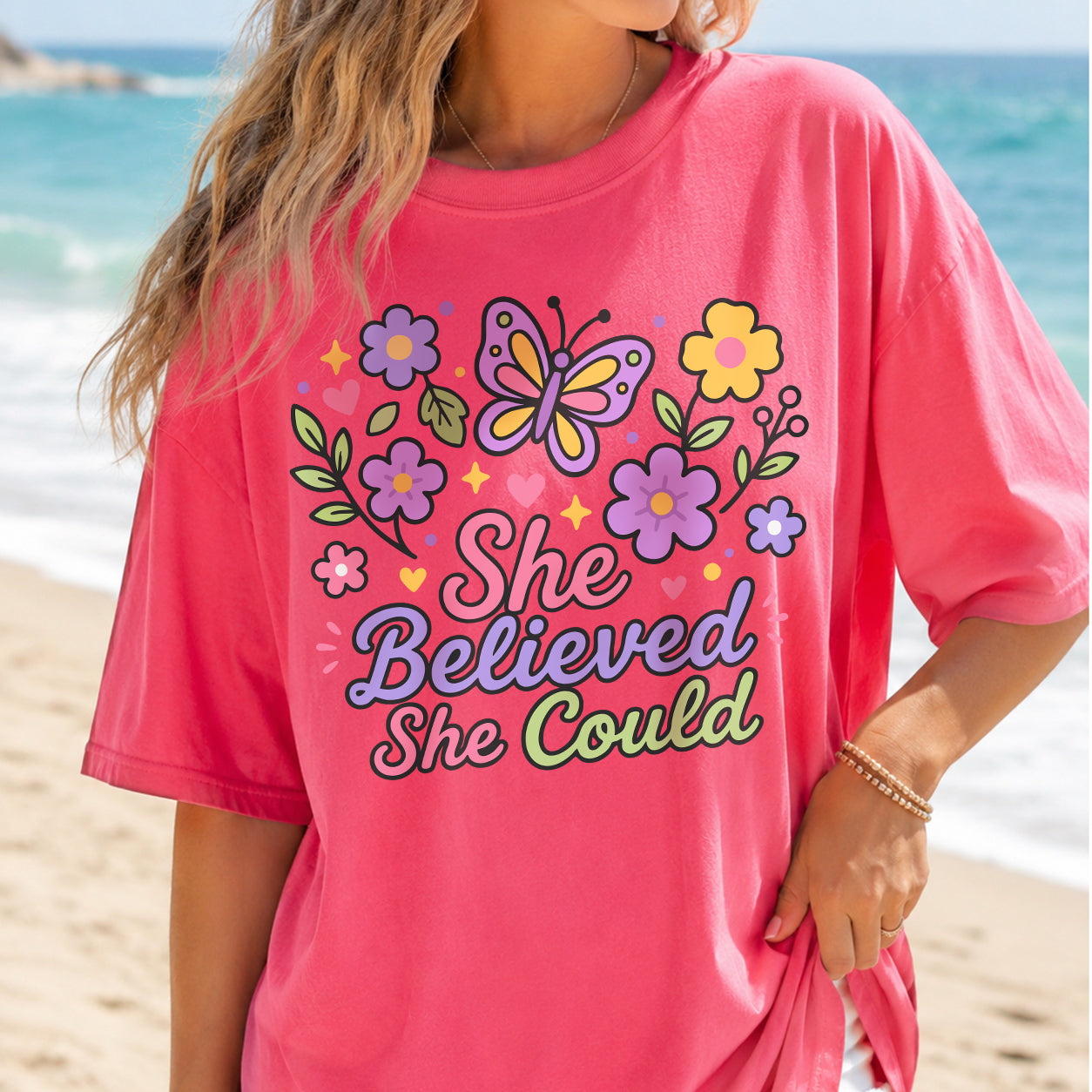 She Believed She Could PNG SVG design