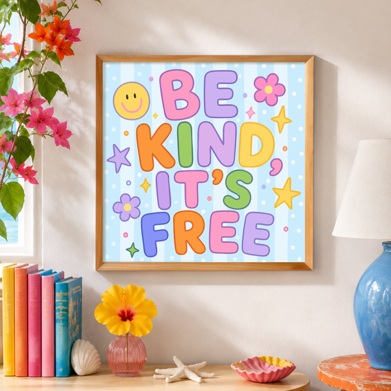 Be Kind It's Free PNG Design