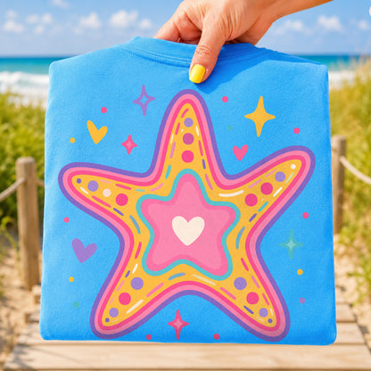 Kawaii Starfish PNG SVG Design