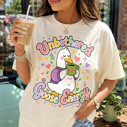 Unbothered Goose Energy PNG SVG