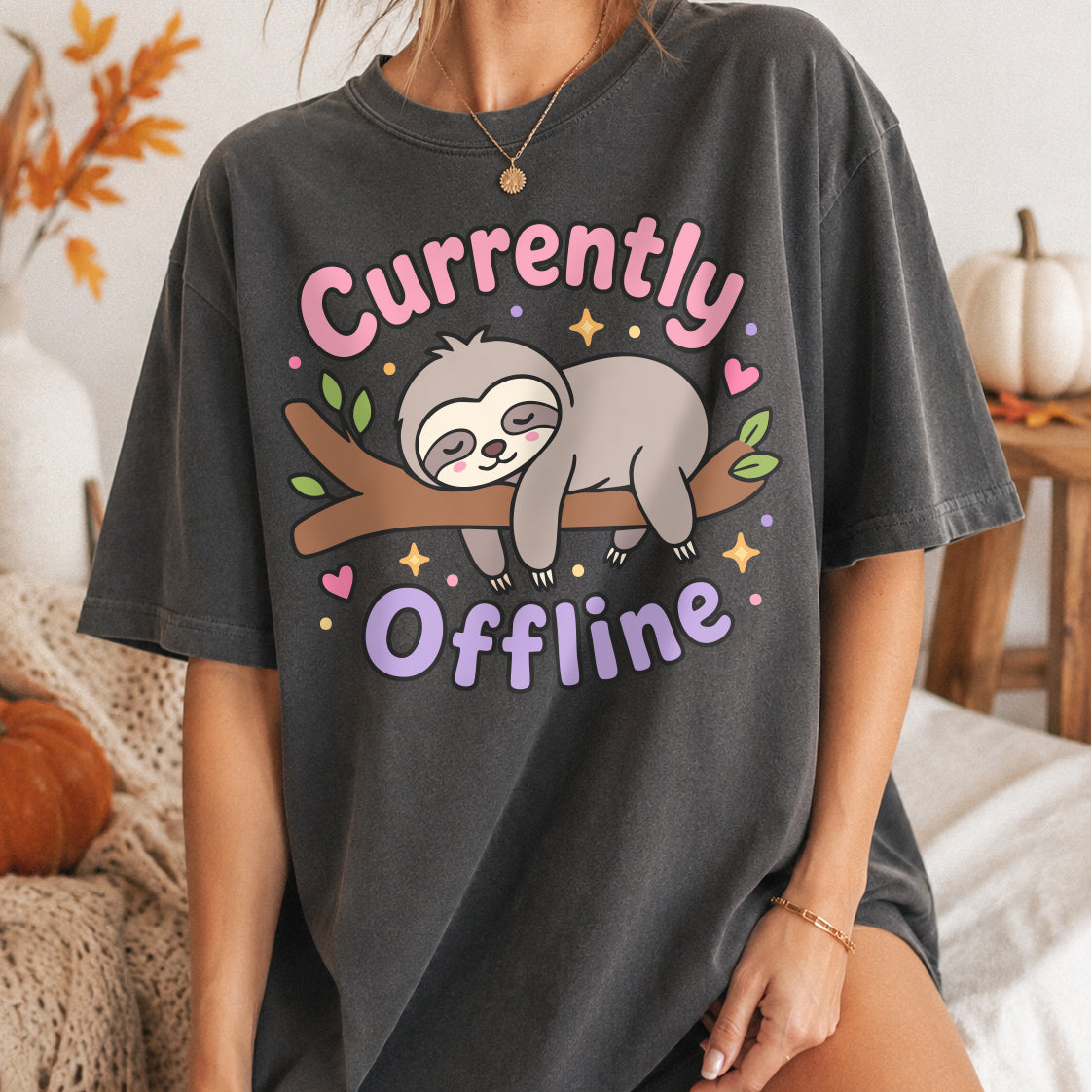 Lazy Sloth Currently Offline PNG SVG