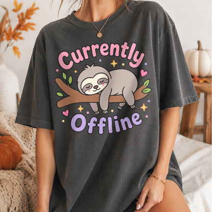 Lazy Sloth Currently Offline PNG SVG