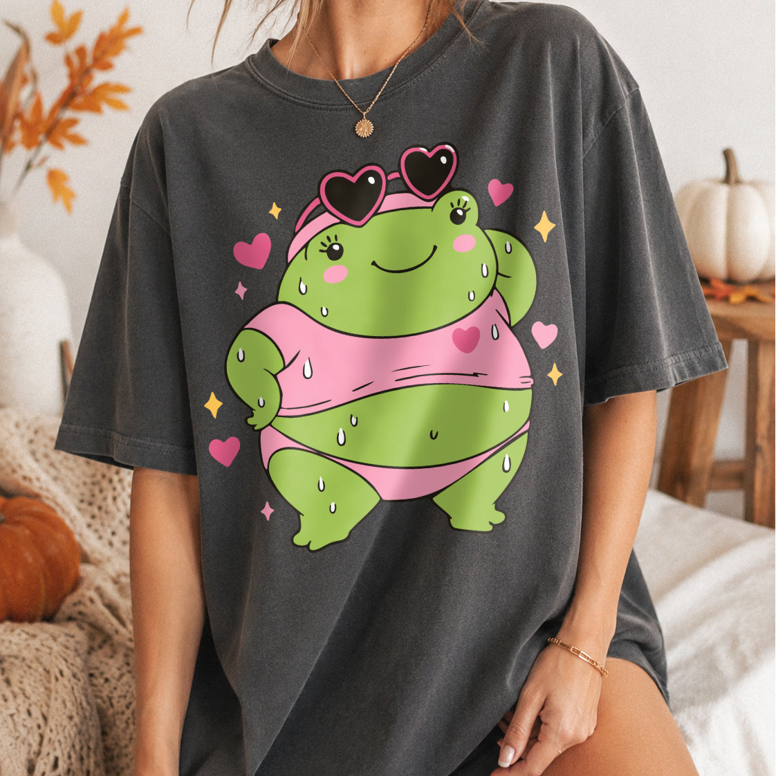 Cute Chubby Summer Frog PNG SVG
