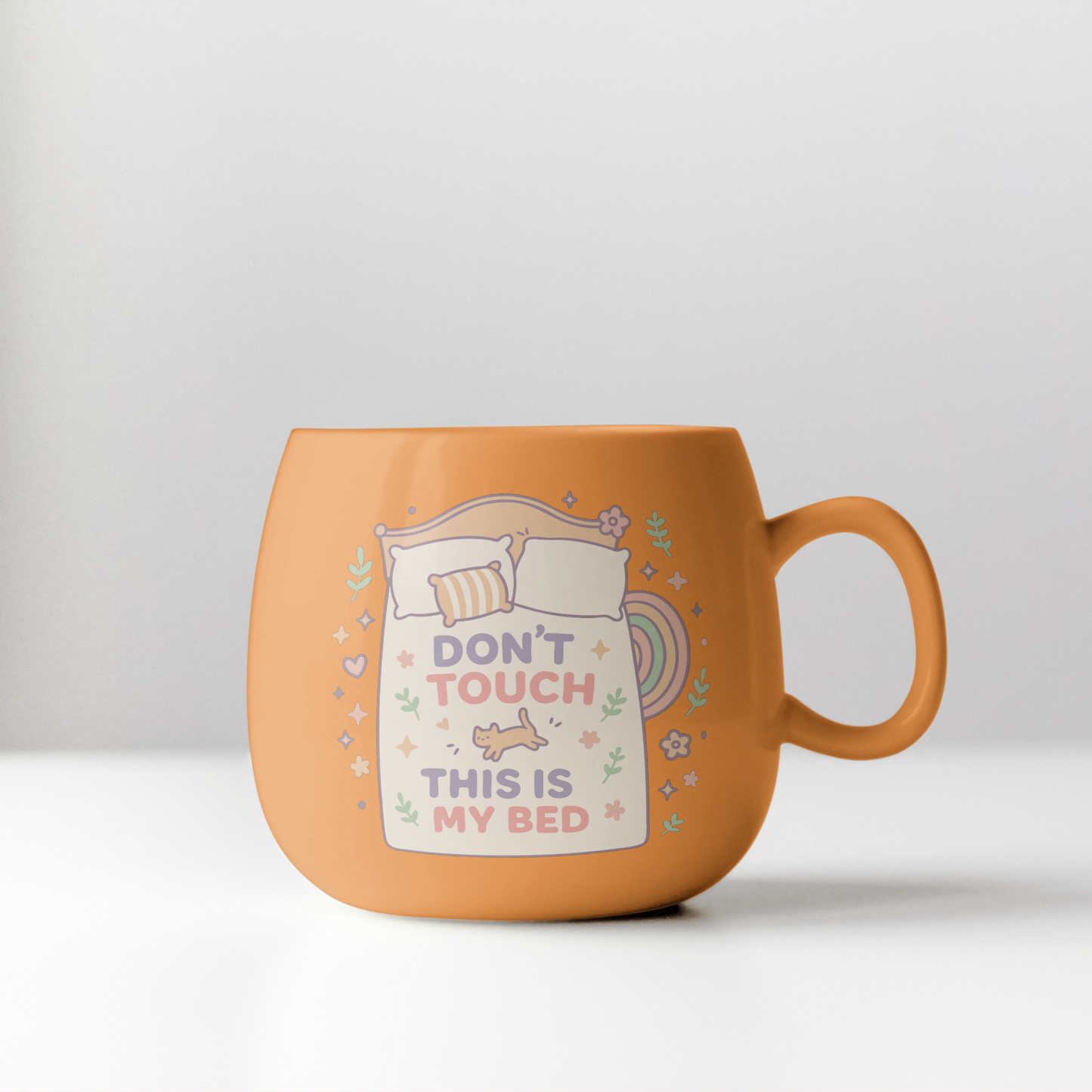 Don’t Touch This Is My Bed | Funny Cozy Cat Printable PNG & SVG