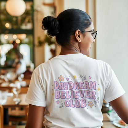 Daydream Believer Club | Cute Pastel Printable PNG & SVG for Dreamers