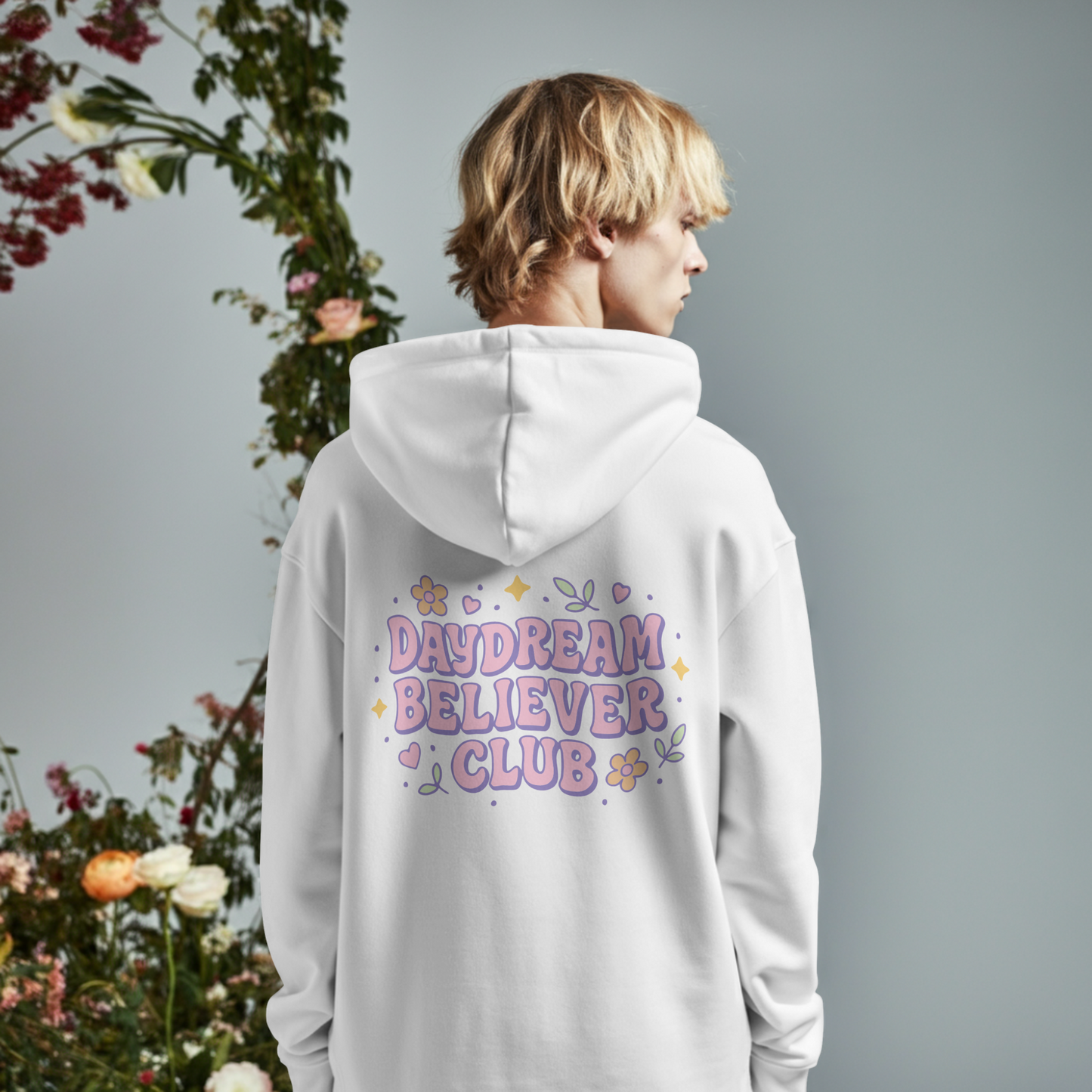 Daydream Believer Club | Cute Pastel Printable PNG & SVG for Dreamers