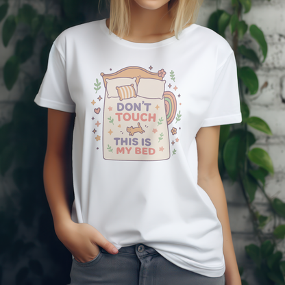 Don’t Touch This Is My Bed | Funny Cozy Cat Printable PNG & SVG