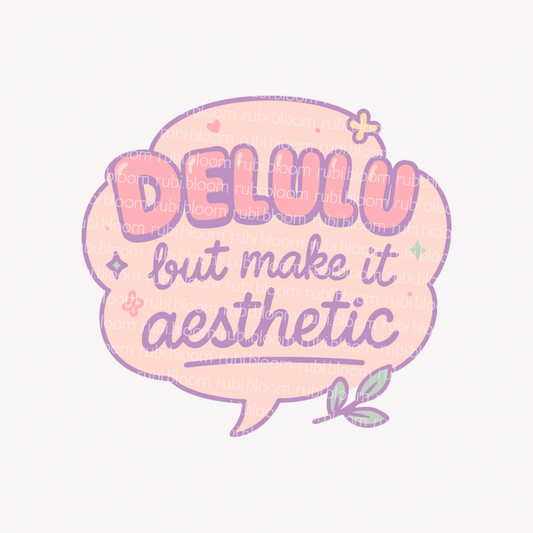 Delulu PNG SVG Design